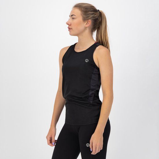 Rogelli Core Hardloopsinglet Dames - Zwart - XS