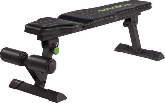 Tunturi FB80 Flat Bench - Fitnessbank - Trainingsbank - Zwart
