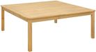 vidaXL Salontafel Massief Acacia Hout Licht 110 x 110 x 45 cm