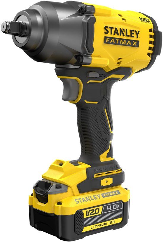 Stanley SFMCF940M1 FATMAX V20 Accu Slagmoersleutel 1/2" 949Nm Brushless 18V 4.0Ah - incl. Transporttas