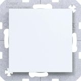 Hager Plaque de recouvrement pour volets roulants, type WAF1001WM, pièce centrale, beige clair, mat