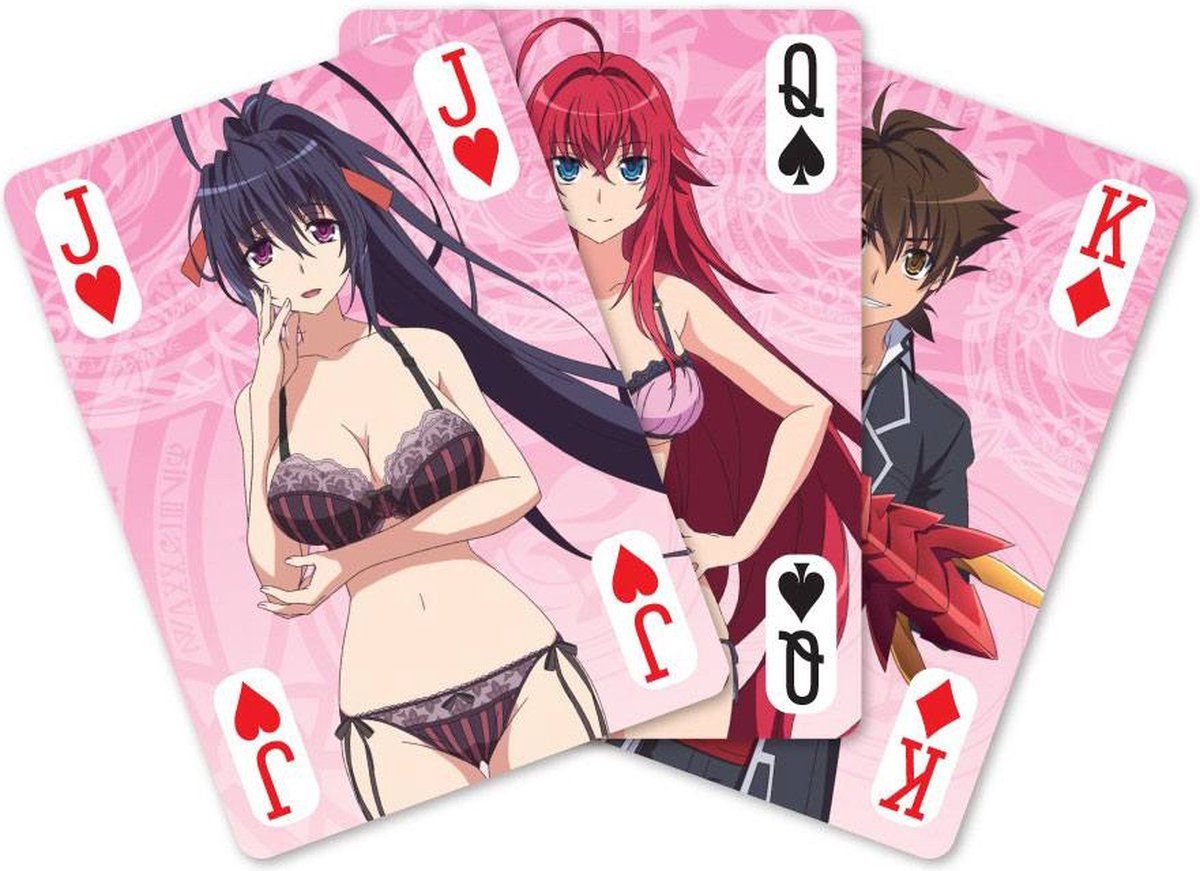 Sakami Merchandise High School DxD Playing Cards - Plastic - Multi