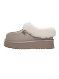 EVERAU Australia Dames Leren Pantoffels - Topknot - Sand - Suède - Maat 41