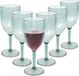 1.06 Tasse de camping en plastique - 350 ml - set de 6 - gobelet, plastique, vert