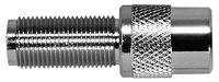 Axing CFA 14-01 Hoogwaardige laboratorium-stekker, IEC-stekker op F-bus, vergulde stekkerpen (1 stuk) metaal