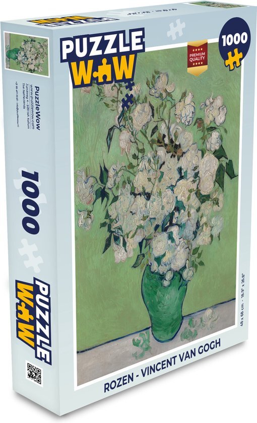 MuchoWow Puzzel Rozen - Vincent van Gogh - Legpuzzel - Puzzel 1000 stukjes volwassenen - Sinterklaas cadeautjes - Sinterklaas voor grote kinderen