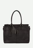 Burkely Antique Avery Unisex Schoudertas 15,6'' Laptoptas - Zwart