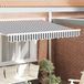 Maison Exclusive - Poignée de rechange pour auvent, 2,5 mètre, rayé anthracite et blanc