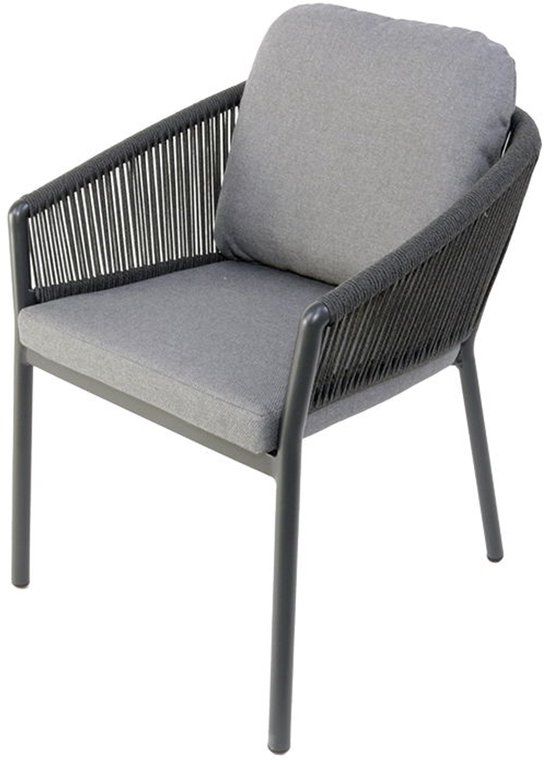 Oosterik Home Lakeshore dining stoel midnight grey