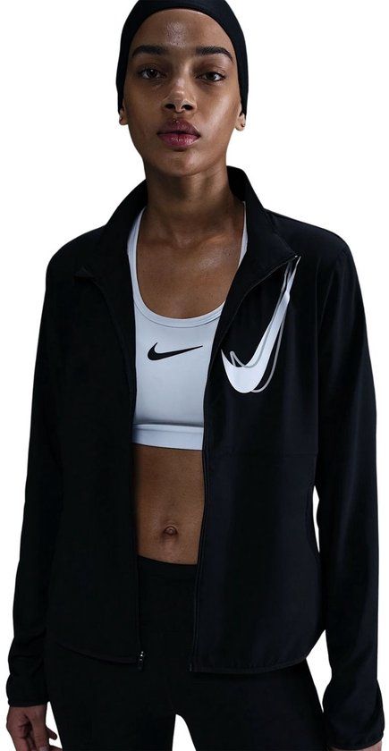 Nike Swoosh Dri-Fit Trainingsjas Dames Running Zwart M/38