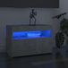 vidaXL TV-meubelen 2 st met LED-verlichting 60x35x40 cm betongrijs