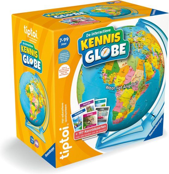 Tiptoi® - De Interactieve Kennis Globe - Educatief Speelgoed - Wereldbol met Geluid en Informatie