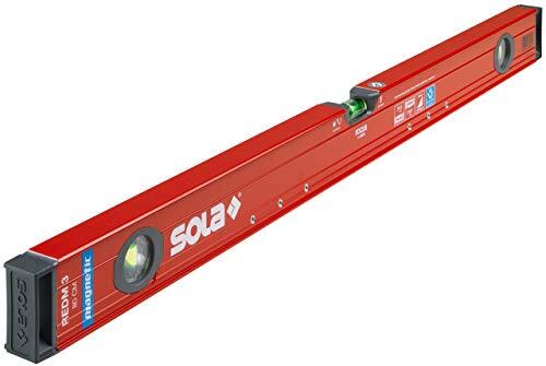 Sola 01812801 aluminium magneetwaterpas REDM lengte 800 mm, rood, 80