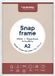 Europel Kliklijst A2 25mm Mat Wit | 10 stuks