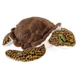 Wild Republic Cuddlekins Eco groene zeeschildpad, knuffeldier, 30 cm