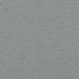 vidaXL Bankje met rugleuning, lichtgrijs, 120 x 62 x 75,5 cm, stof