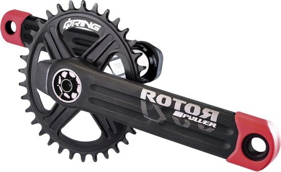 - Rotor Inpower MTB Zwengel DM zwart Pedaalarmlengte 165mm