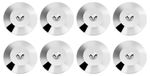 Spikes-Unterlegscheiben – Isolation phonique – Tapis universels amortisseurs de chocs – Argent – Sous-couches pour haut-parleurs – Protection pour haut-parleurs – Gesch...