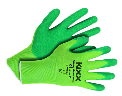 Kixx Tuinhandschoen Groovy Green maat XL ofwel 10