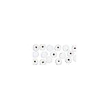 RAYHER HOBBY 115 stuks FSC-houten kralen, 100% gepolijst, 6 mm diameter, wit
