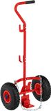 Merkloos Relaxdays Steekwagen gasflessen - tot 3 en 5 kg - staal - rood
