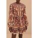 FARM Rio Toucans Foulard Mini Robe Crème Taille : XS