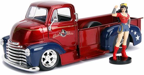 Jada Toys 1952 Chevy Coe Pickup - Wonder Woman - DC Comics Bombshells - Jada 1:24