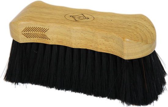 Body brush Middle Hard - Brown - For Horses - Plastic