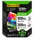 HP 308XL Cartouches d'encre, noir/couleur, 2-pack, pour HP Envy & DeskJet