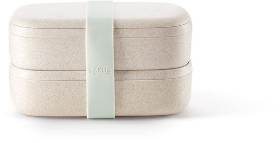 Lékué Lunchbox/Broodtrommel - To Go - Organic - 1 L - Beige