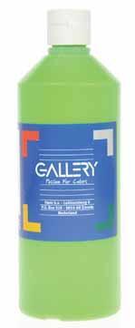 Gallery plakkaatverf flacon van 500 ml, lichtgroen