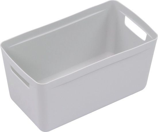 Kangaro Opbergbox - 8 liter - Grijs - Polypropyleen