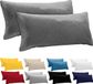 Dreamzie Azalia Kussensloop 40x145 cm (2 stuks) Katoen Antraciet