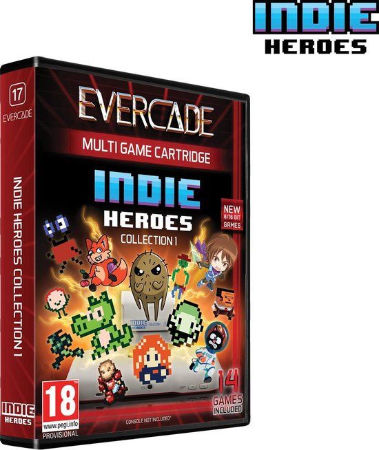Evercade Indie Heroes Collection 1 - Cartridge 1 - 14 Games