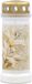 Bolsius Bougie graphique n° 6 lys – blanc