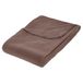 Atmosphera Plaid Polaire Taupe 125 x 150 cm