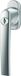 Roto RSA A40 ML 37 M5X45 R011 Samba raamgreep, naturel zilver, 7 x 37 mm