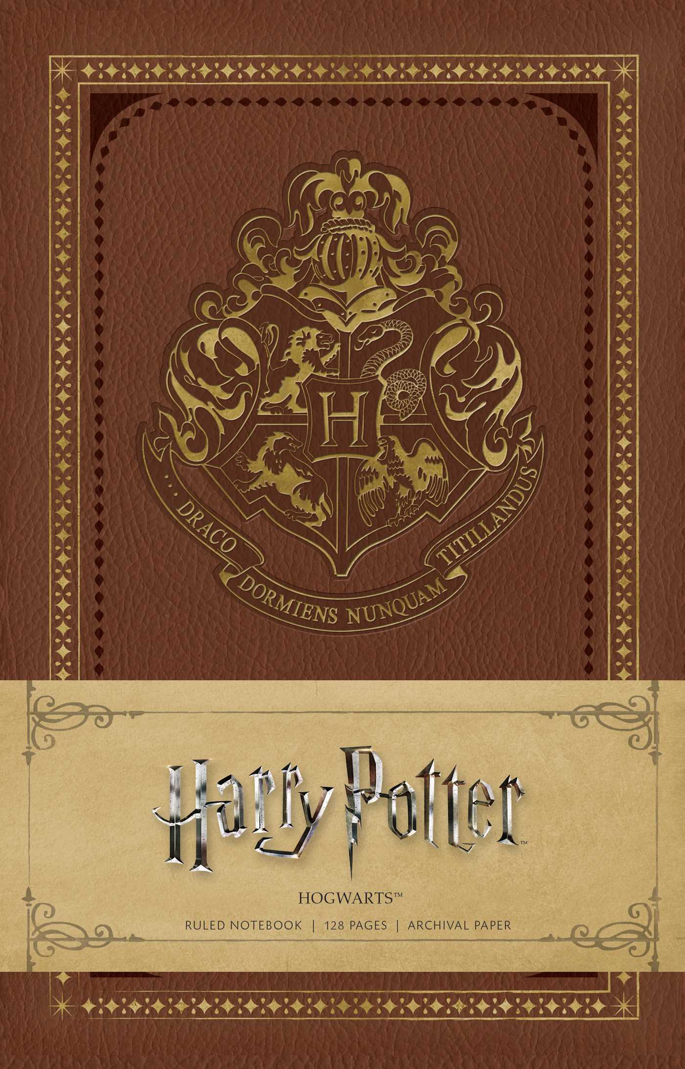 Harry Potter Hogwarts Ruled Notebook Trade Paperback