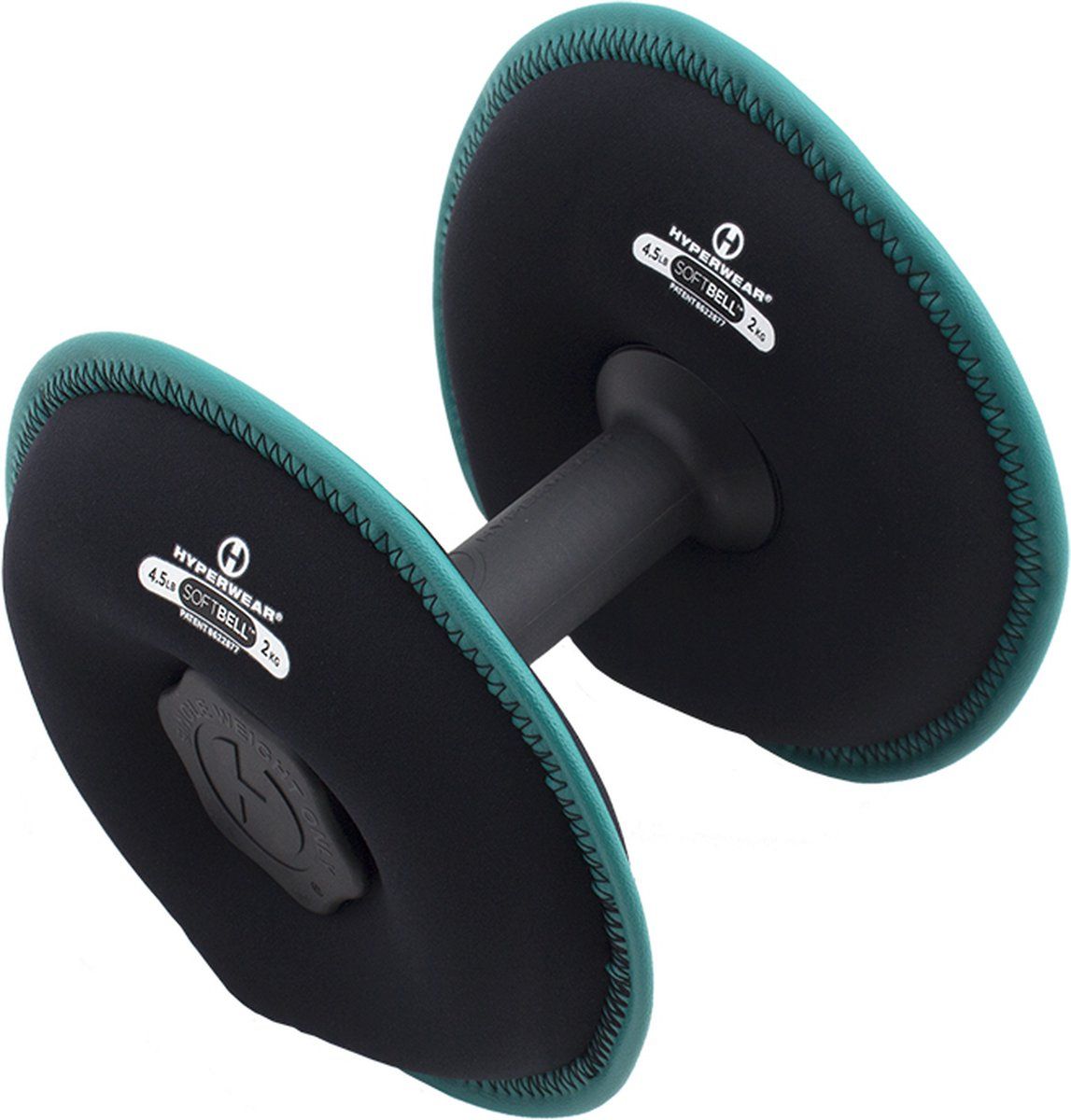 Hyperwear SoftBell Dumbbell 4 kg (9 lbs) - groen