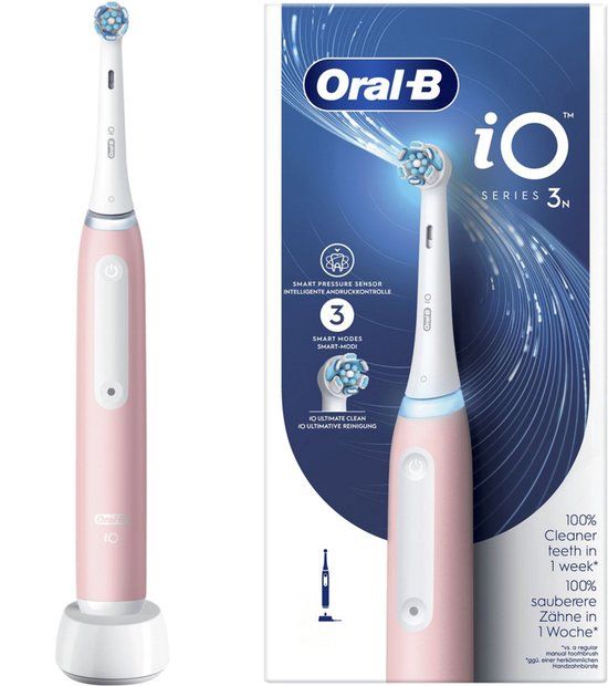 Oral-B iO 3 Blush Pink Elektrische tandenborstel - Roze