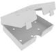 Feldherr Boîte de rangement pliable pour cartes de jeu surdimensionnées (80x120 mm), gris
