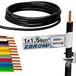 EBROM Aderleiding - H07V-U 1,5 mm² - Zwart - 100 meter