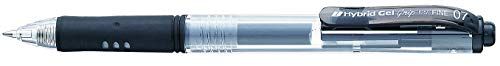 Pentel K157-A Hybrid Gel Grip rollerball 0,7 mm schrijfpunt 0,35 mm lijnbreedte 12 stuks zwart