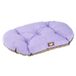 Ferplast Relax Hondenbed, Kussen voor Grote Honden, Kattenbed, Mat voor Kennels en Auto's - Wasbaar - Gemaakt van Katoen met Zachte Vulling, 85 x 55 cm. Lila