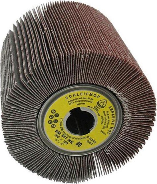Klingspor satijn afwerkrol SM 611 S 80 bruin