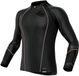 Shock Doctor Compressie Hockey Shirt Lange Mouw Zwart Polyester Effen Heren XS