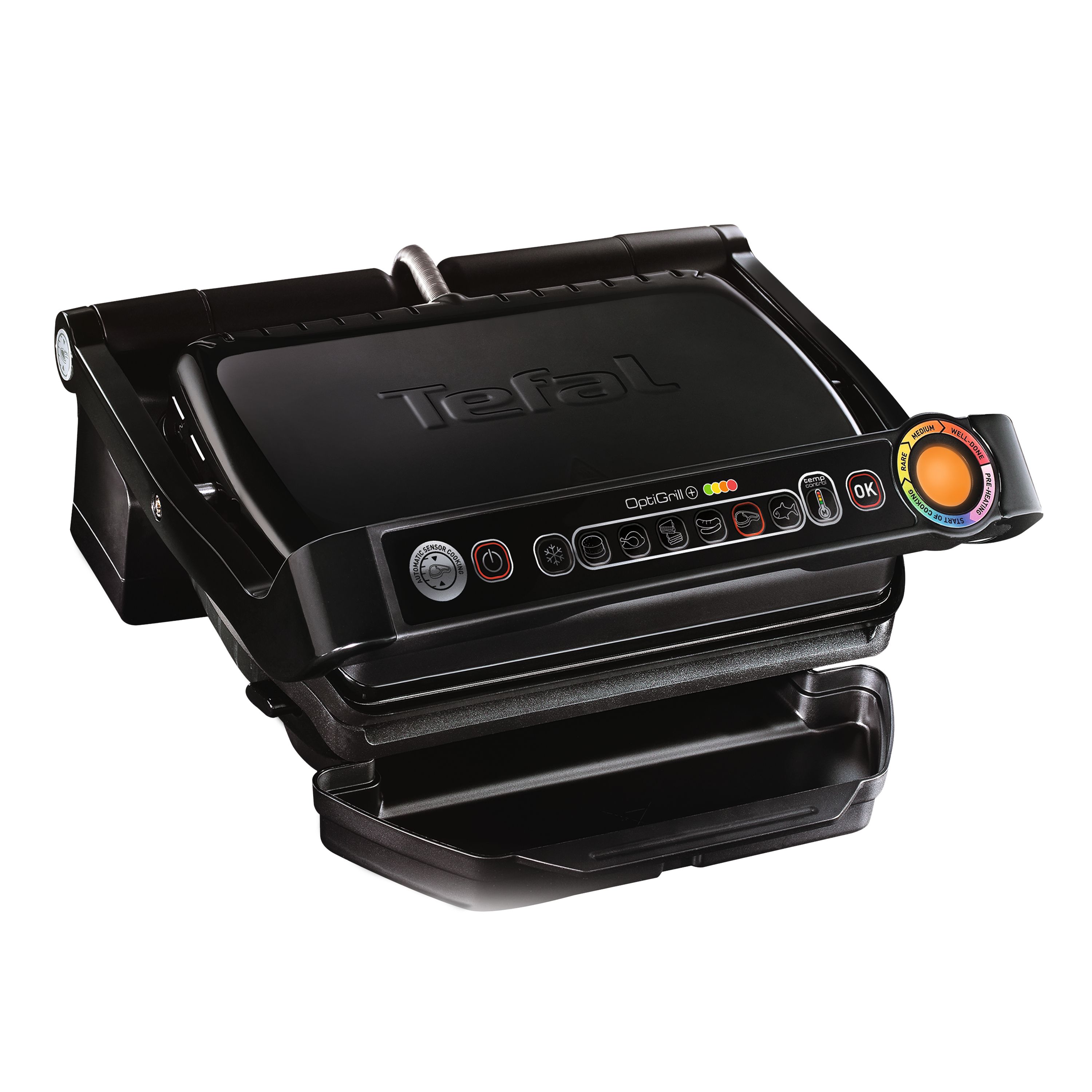 Tefal OptiGrill+ GC7128 Contactgrill - Zwart