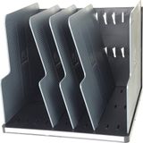 Exacompta MODULOTOP sorteermodule vertikaal met 5 vakken ECOBlack - Zwart/grijs