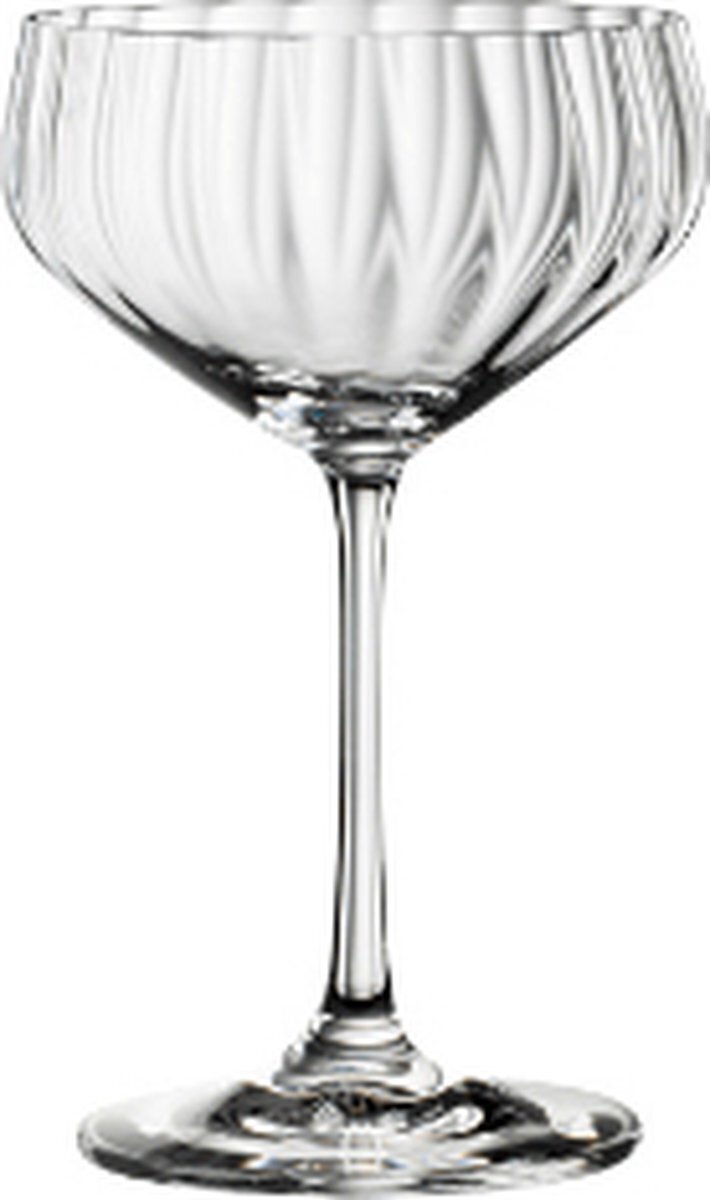Spiegelau & Nachtmann 4-delige cocktailschaalset, champagneschaal/coupette glas, kristalglas, 310 ml, LifeStyle, 4450178