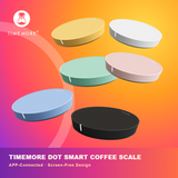 TIMEMORE Balance à café DOT avec fonction ratio café/eau/débit d'eau/minuteur, commutation libre des unités onces/kg, balance numérique pour mode expresso et pourover, noir